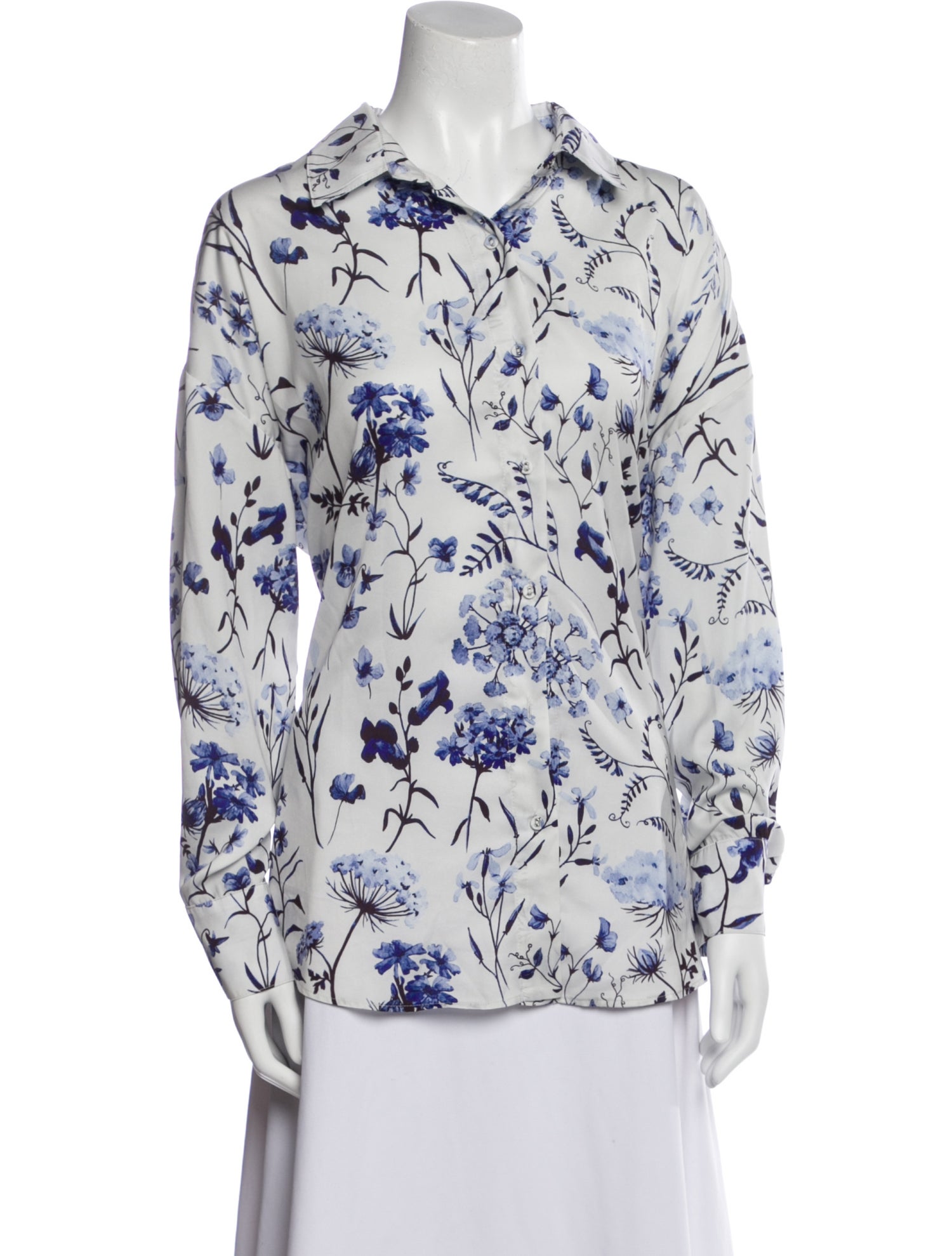 Favorite Daughter Printed Long Sleeve Button-Up Top