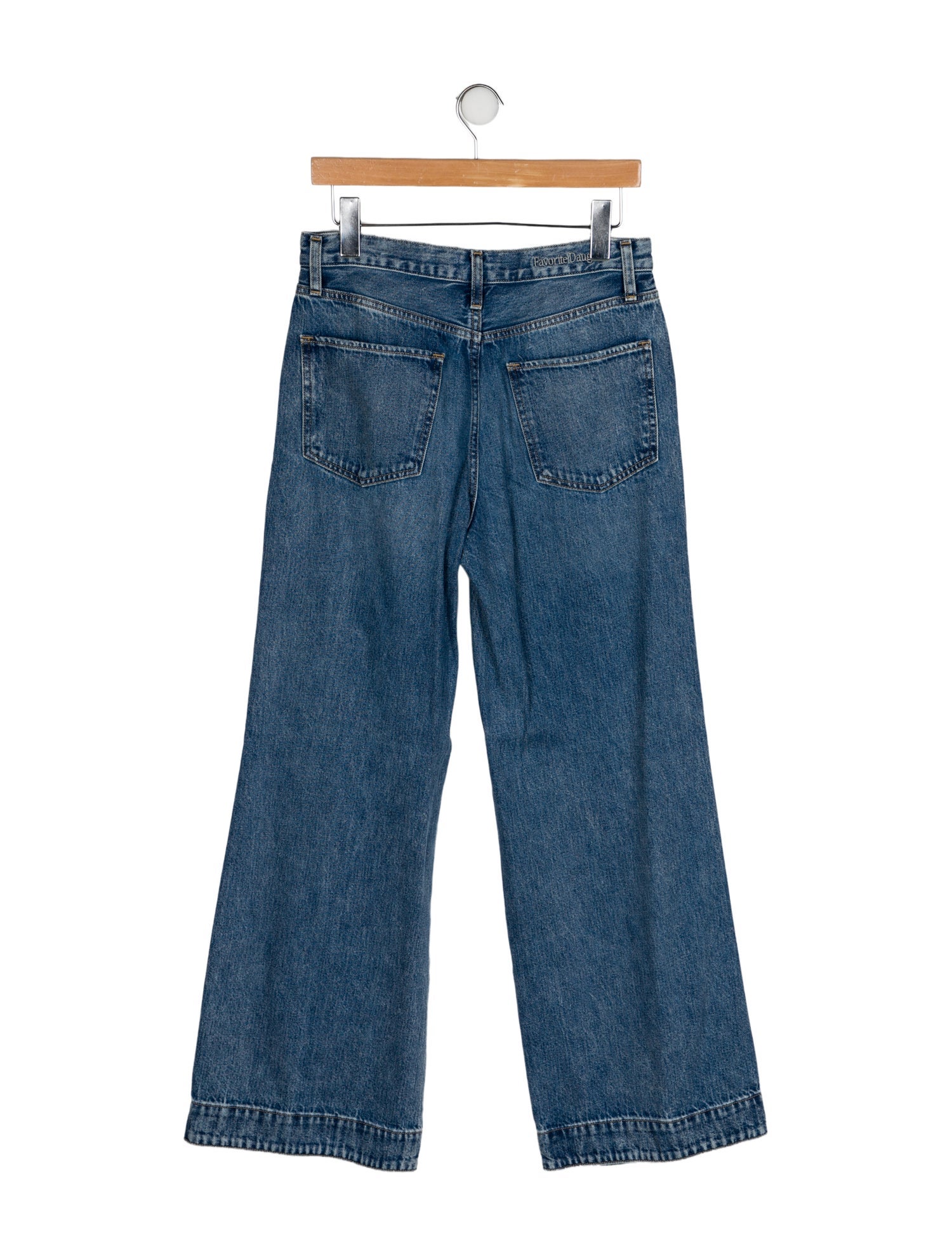 Favorite Daughter Mid-Rise Wide Leg Jeans