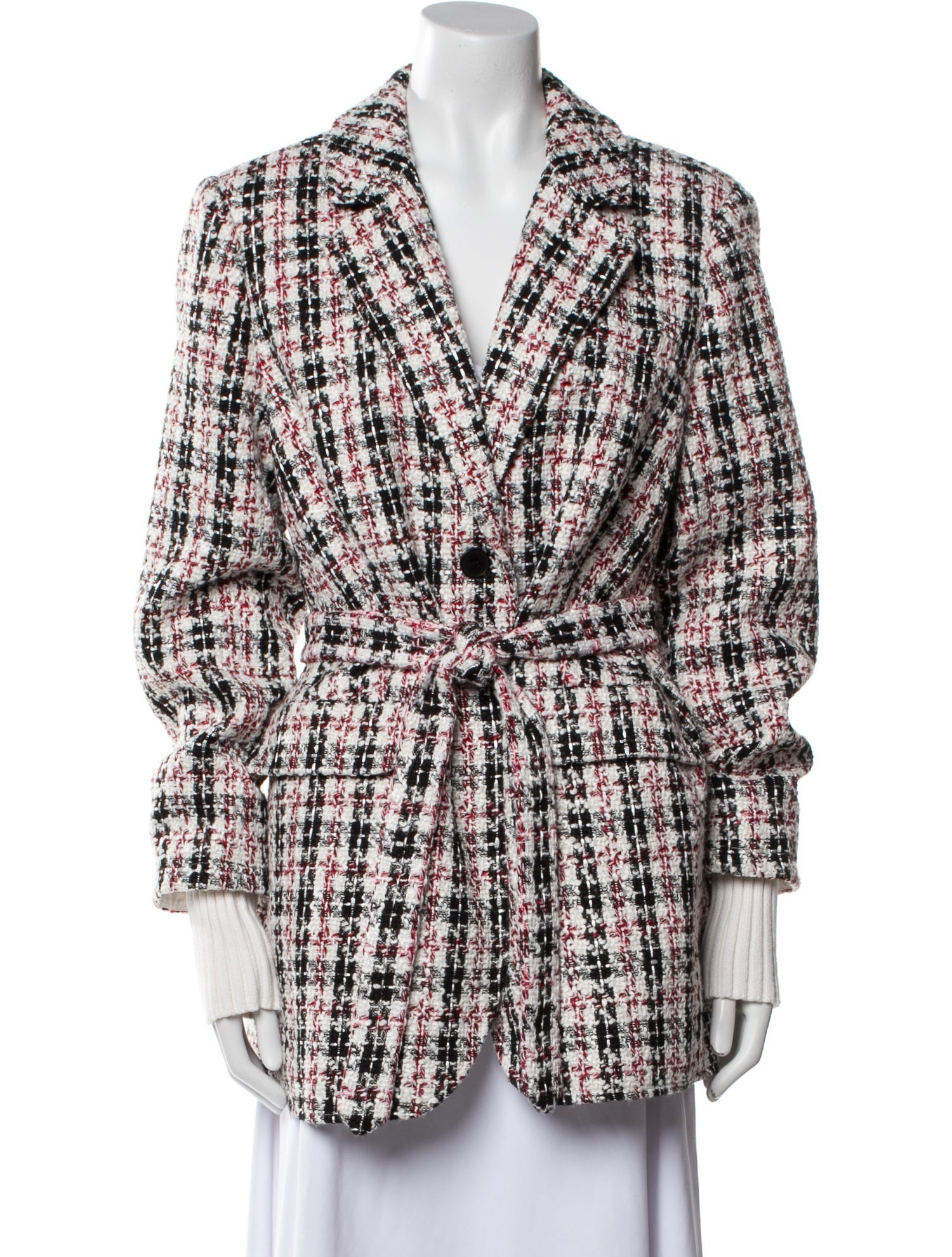Favorite Daughter Plaid Print Coat w/ Tags