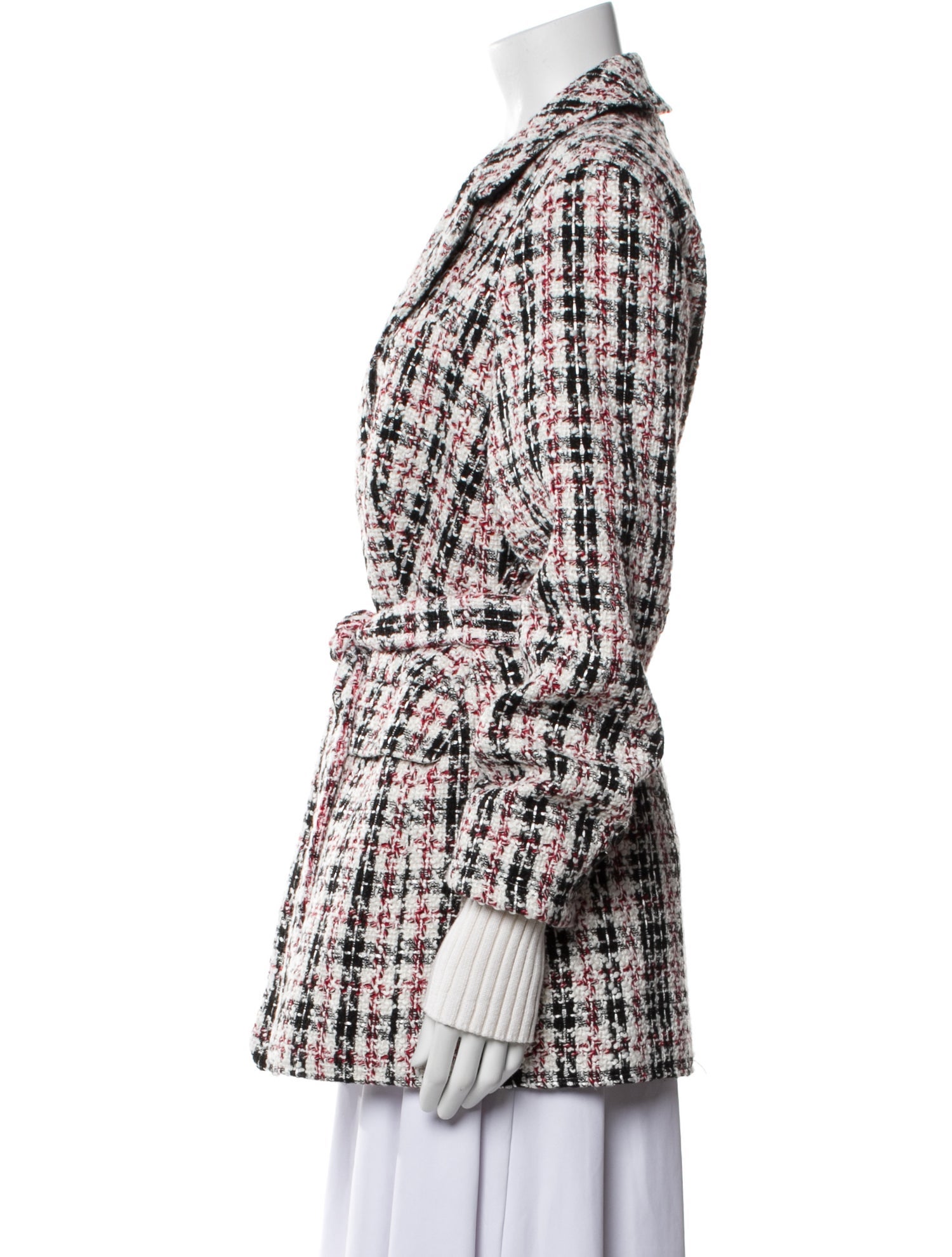 Favorite Daughter Plaid Print Coat w/ Tags