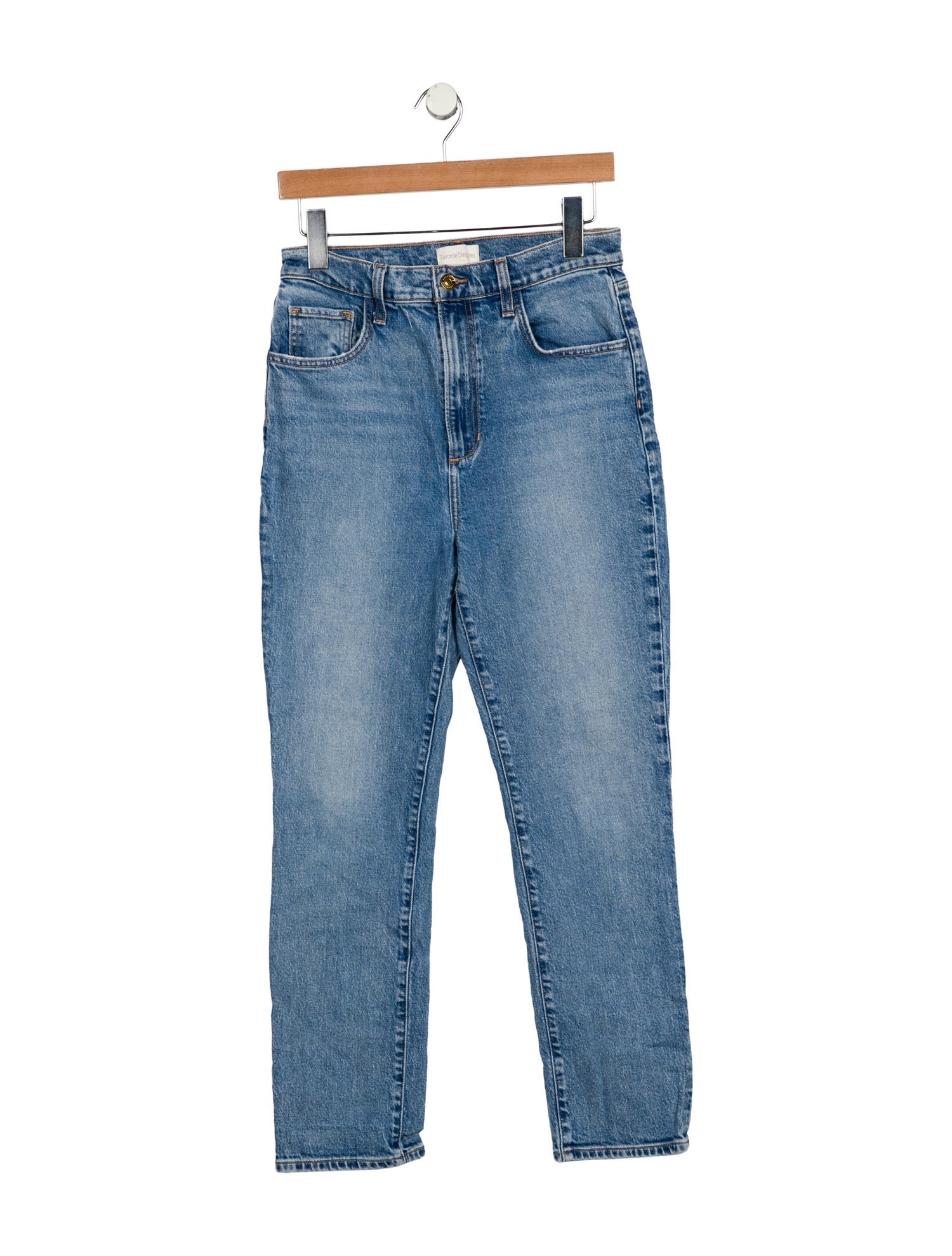 Favorite Daughter High-Rise Straight Leg Jeans