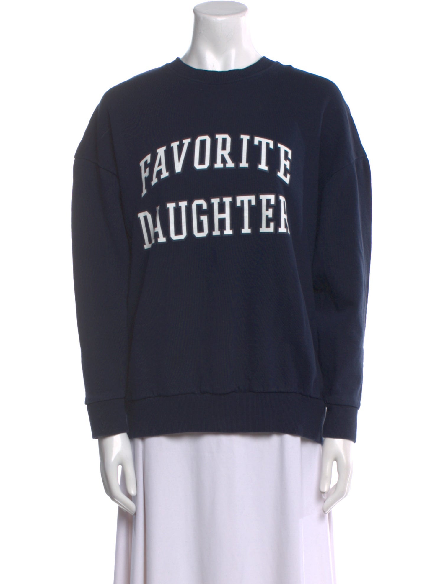 Favorite Daughter Graphic Print Crew Neck Sweatshirt