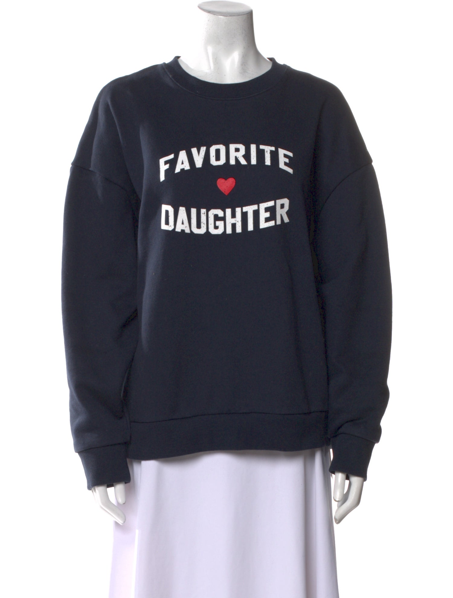 Favorite Daughter Graphic Print Crew Neck Sweatshirt