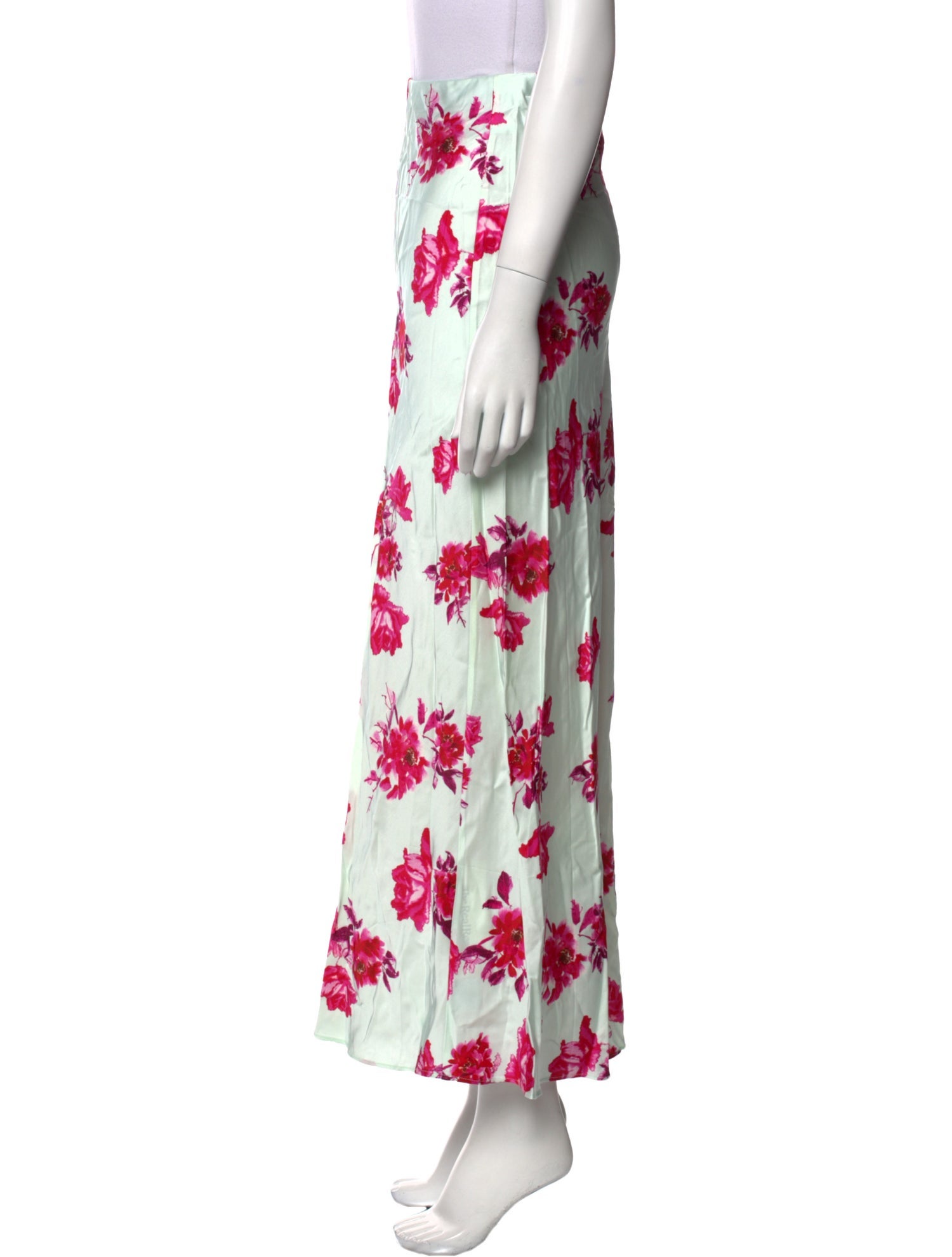 Favorite Daughter Floral Print Midi Length Skirt