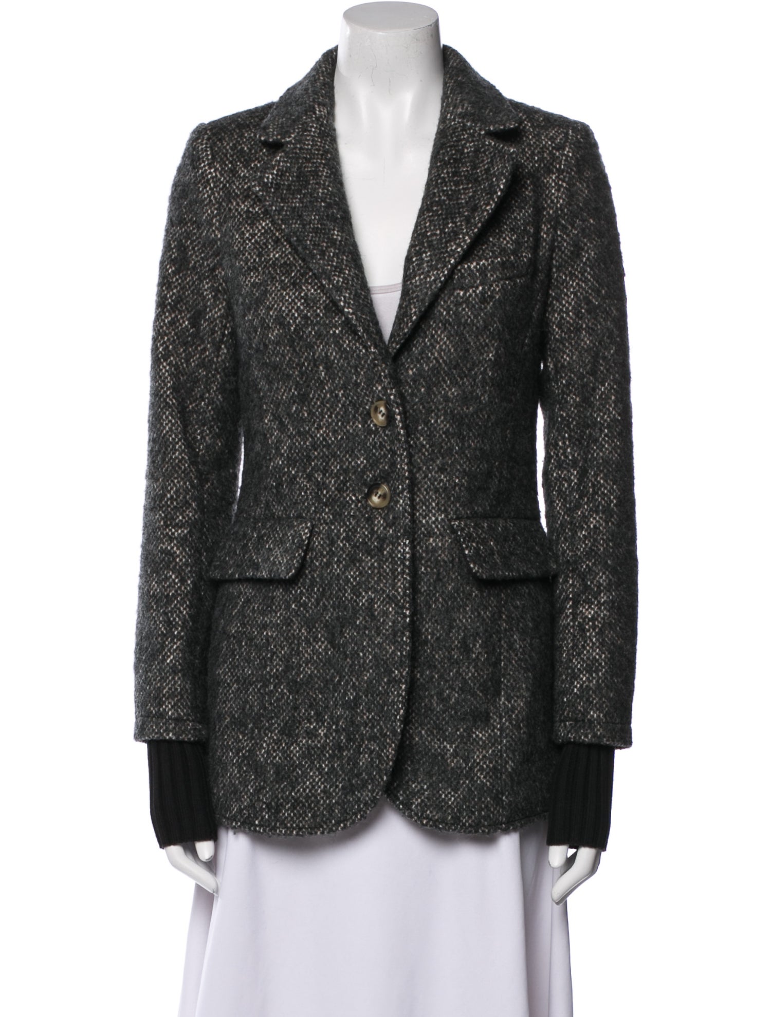 Favorite Daughter Wool Tweed Pattern Blazer