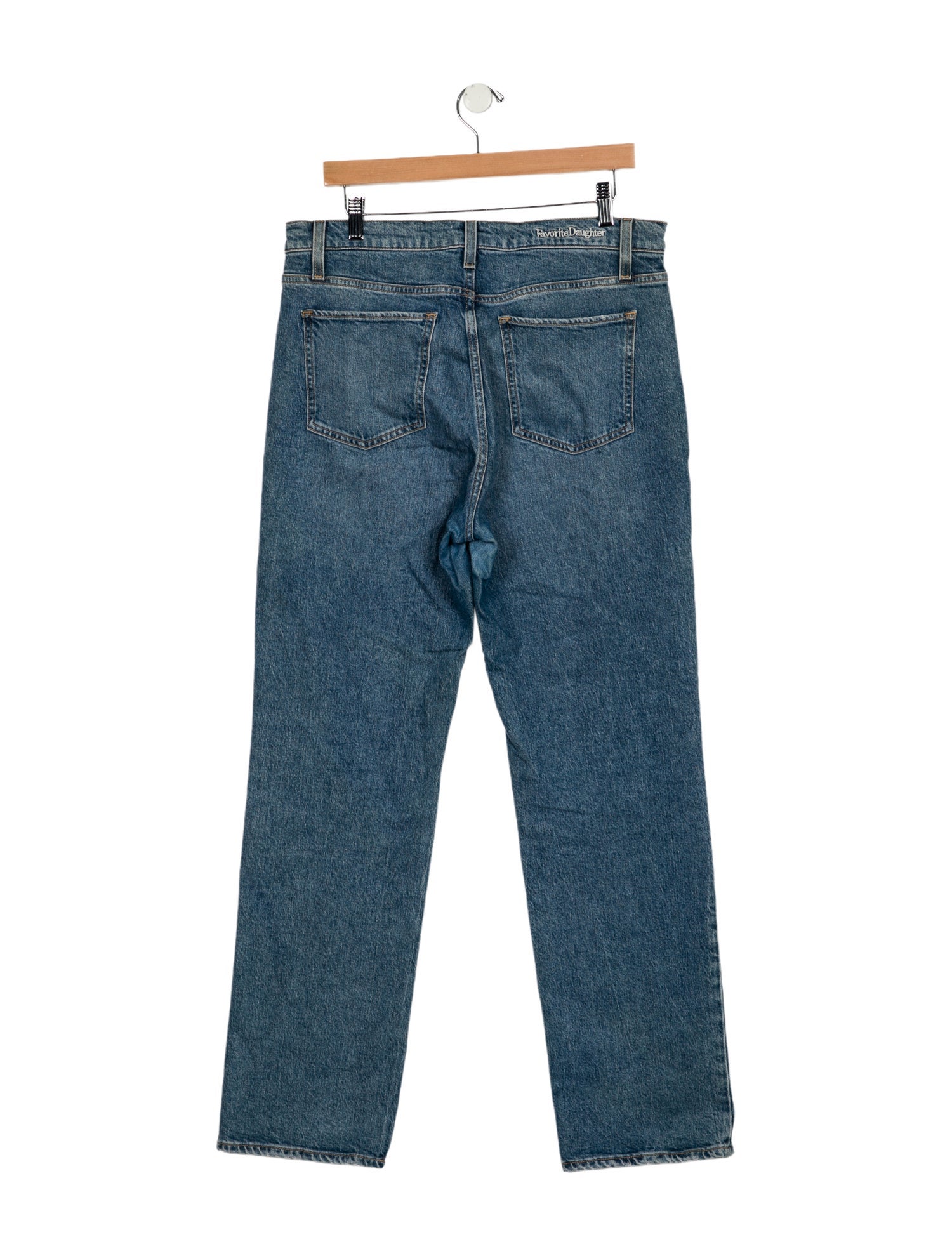 Favorite Daughter High-Rise Straight Leg Jeans
