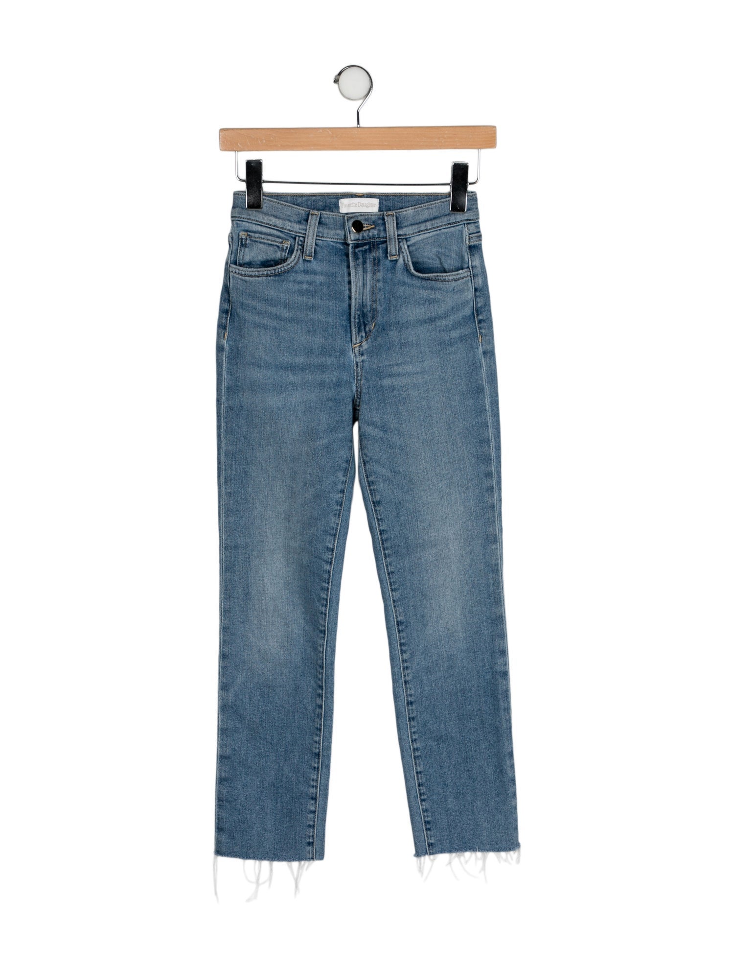 Favorite Daughter Mid-Rise Straight Leg Jeans