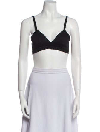 Favorite Daughter V-Neck Sleeveless Crop Top