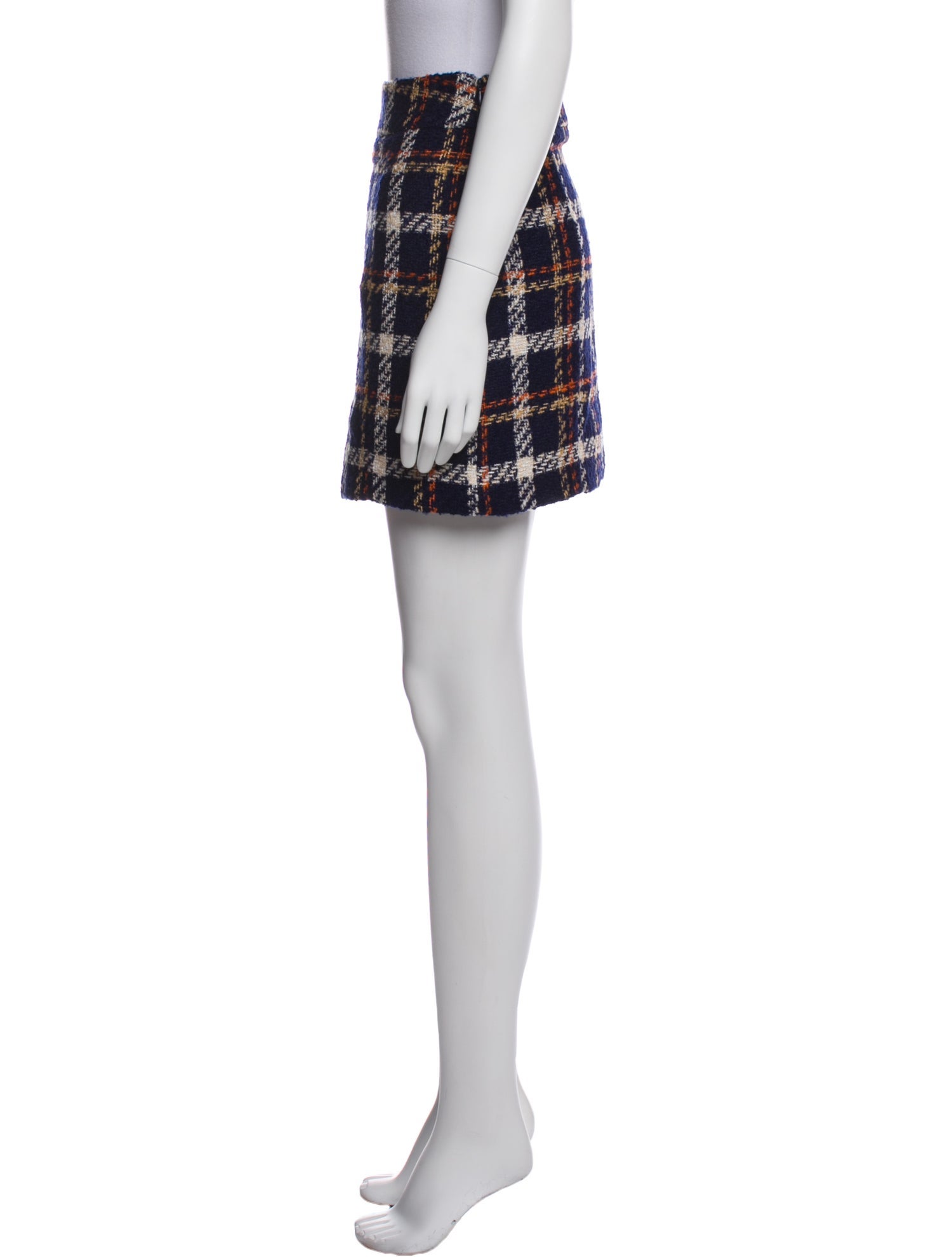 Favorite Daughter Plaid Print Mini Skirt w/ Tags
