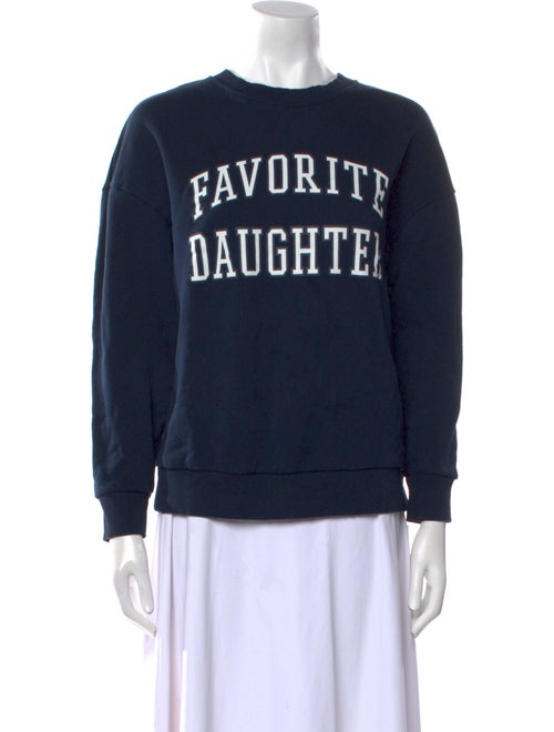 Favorite Daughter Graphic Print Crew Neck Sweatshirt