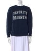 Favorite Daughter Graphic Print Crew Neck Sweatshirt