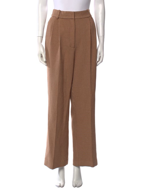 Favorite Daughter Houndstooth Print Wide Leg Pants