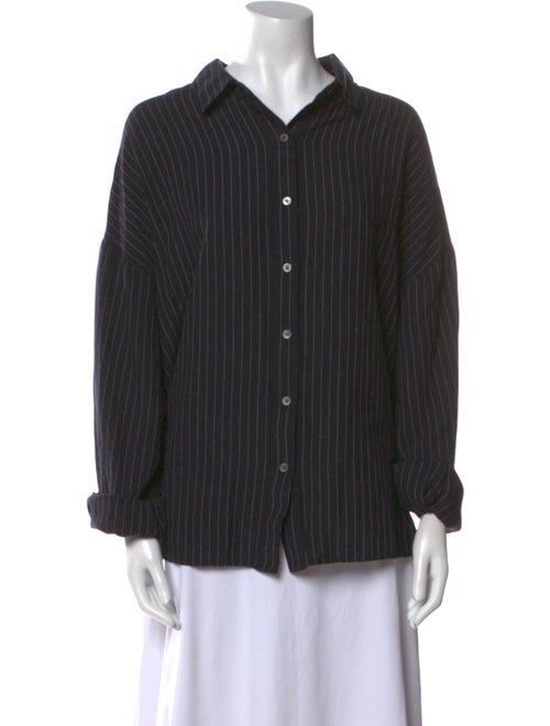 Favorite Daughter Striped Long Sleeve Button-Up Top