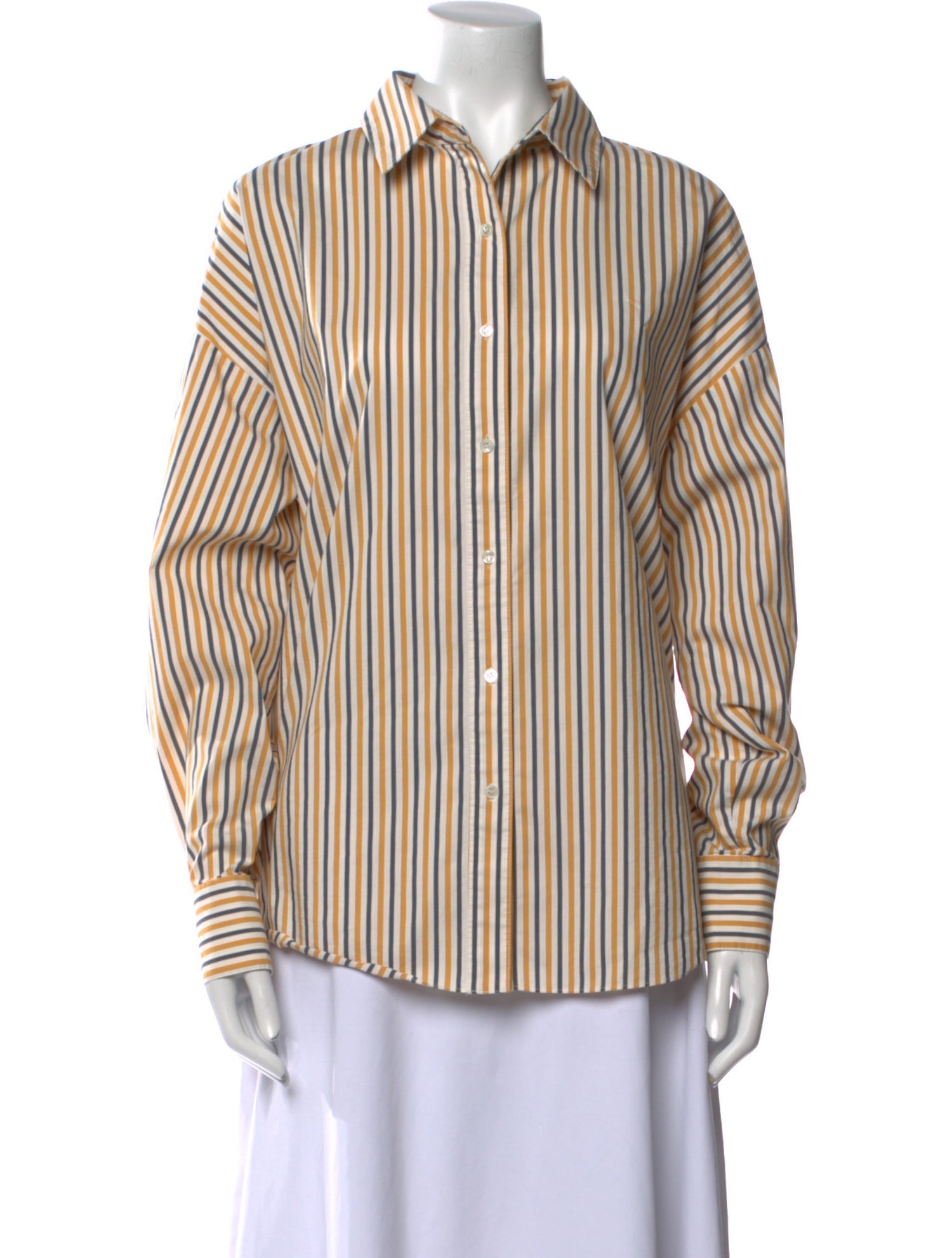 Favorite Daughter Striped Long Sleeve Button-Up Top