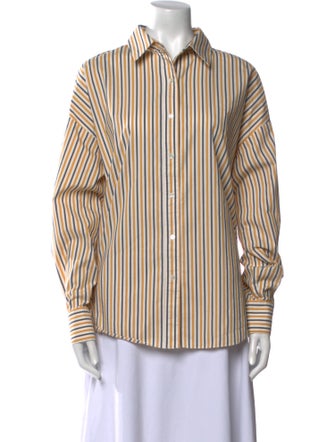 Favorite Daughter Striped Long Sleeve Button-Up Top