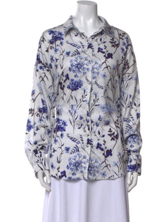 Favorite Daughter Printed Long Sleeve Button-Up Top