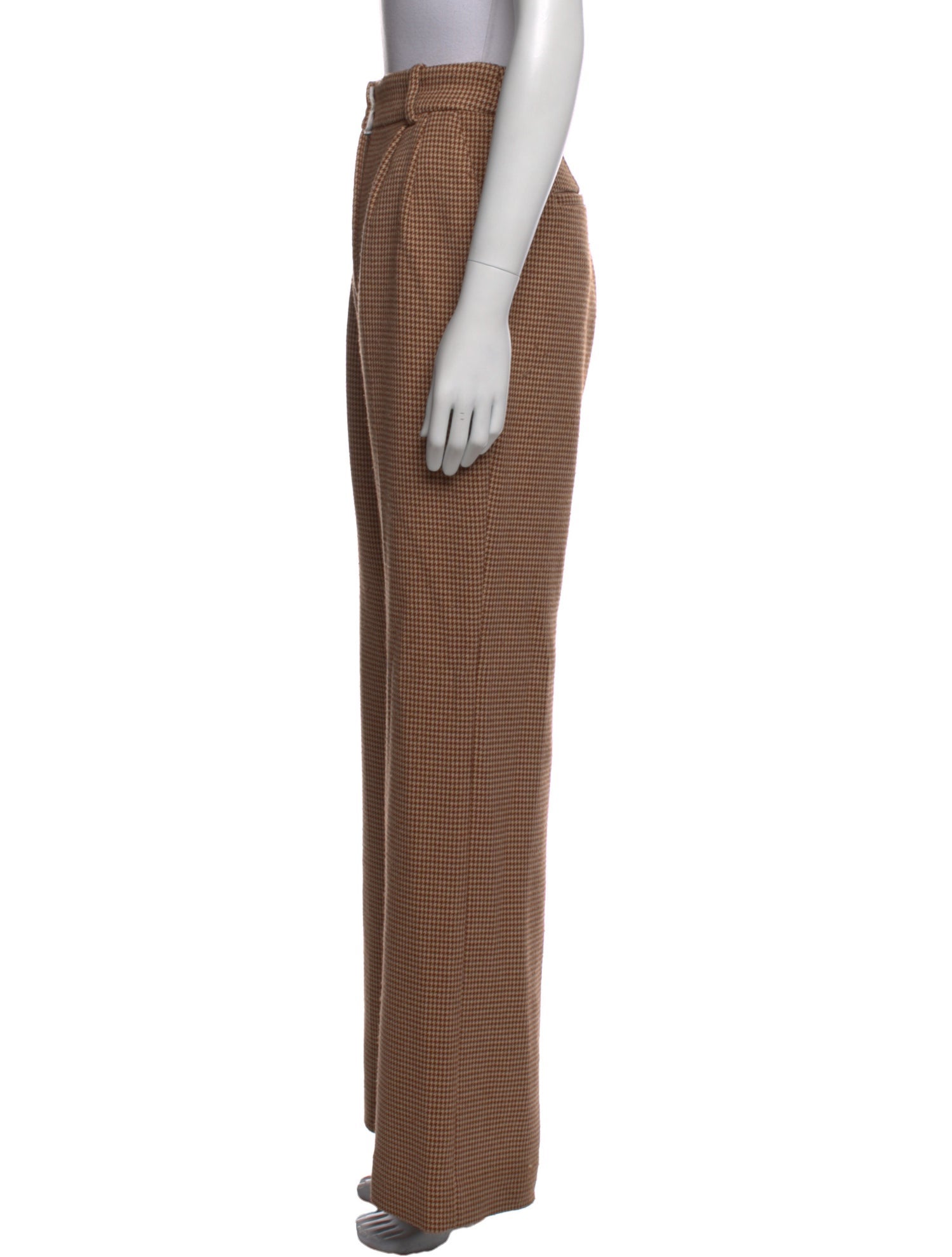 Favorite Daughter Houndstooth Print Wide Leg Pants