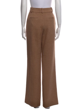 Favorite Daughter Houndstooth Print Wide Leg Pants