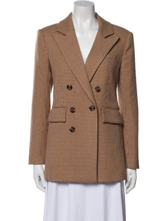 Favorite Daughter Houndstooth Print Coat