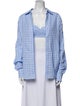 Favorite Daughter Plaid Print Long Sleeve Button-Up Top