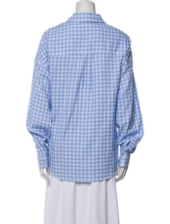 Favorite Daughter Plaid Print Long Sleeve Button-Up Top