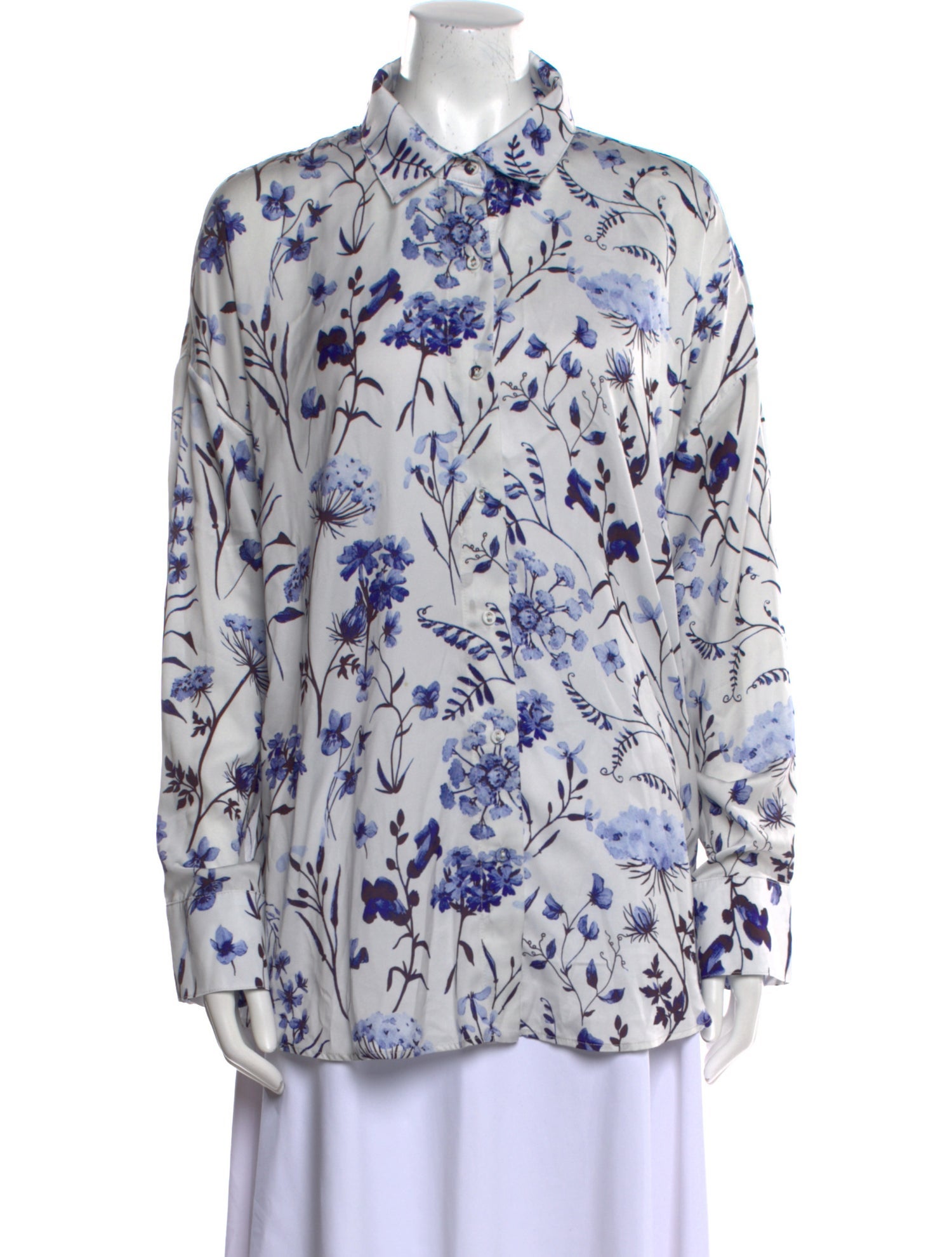 Favorite Daughter Printed Long Sleeve Button-Up Top