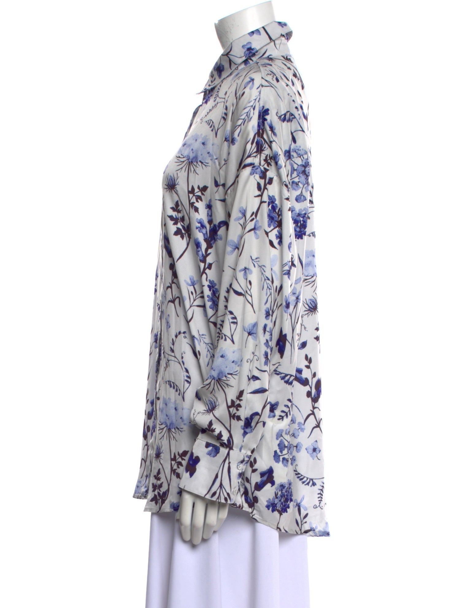 Favorite Daughter Printed Long Sleeve Button-Up Top