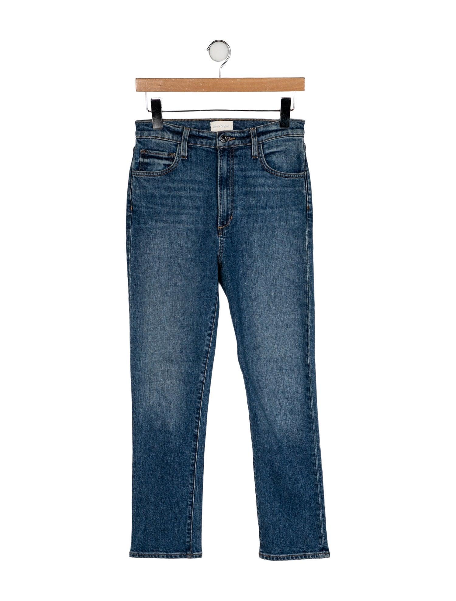 Favorite Daughter High-Rise Straight Leg Jeans