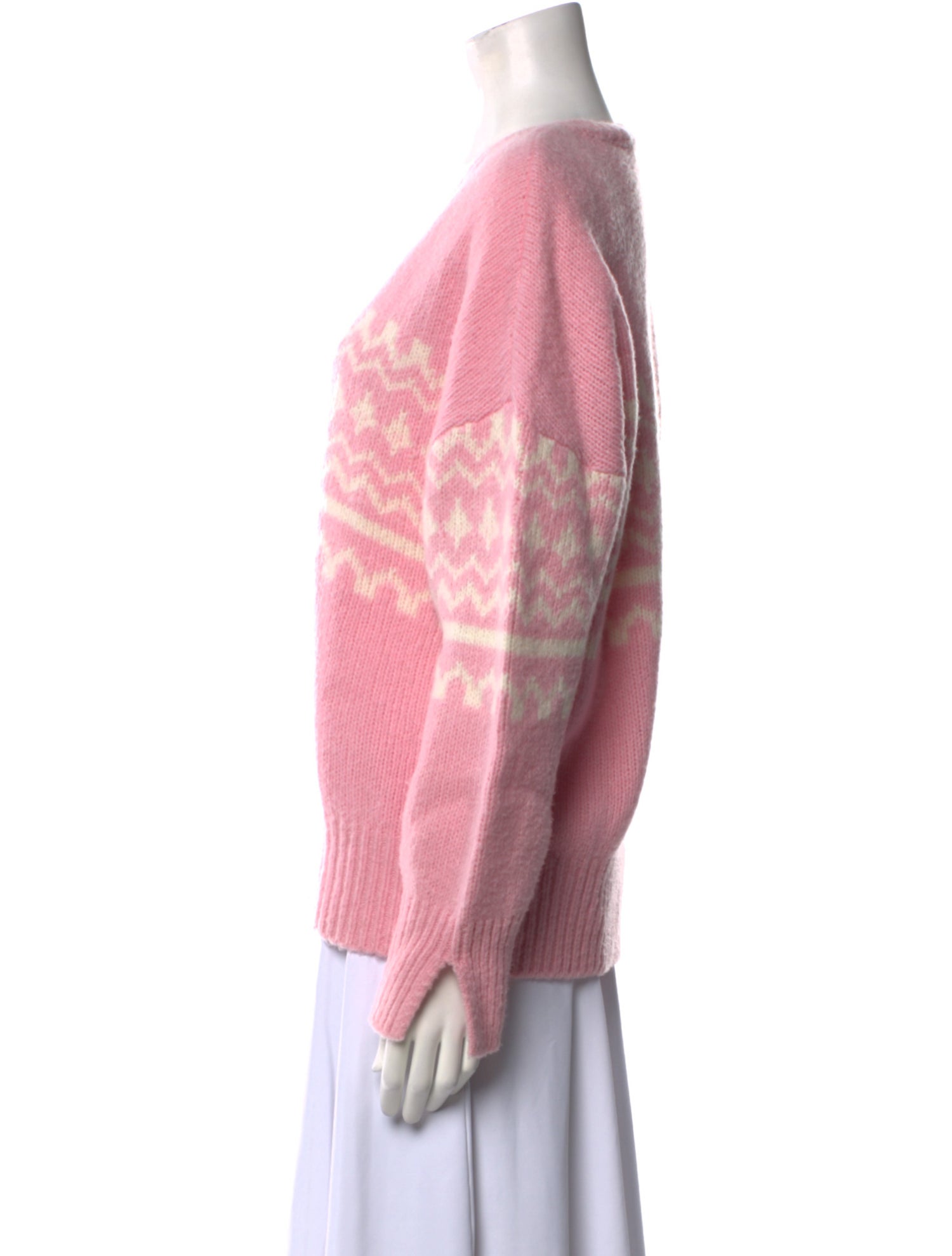 Favorite Daughter Graphic Print V-Neck Sweater