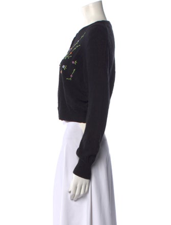 Favorite Daughter Cashmere Floral Print Sweater