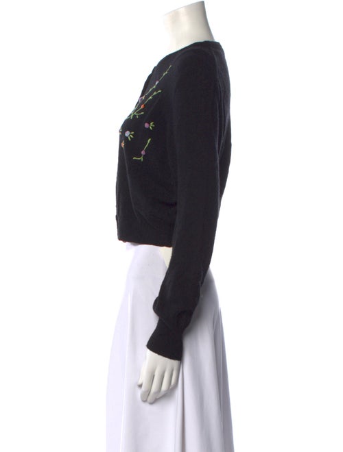 Favorite Daughter Cashmere Floral Print Sweater