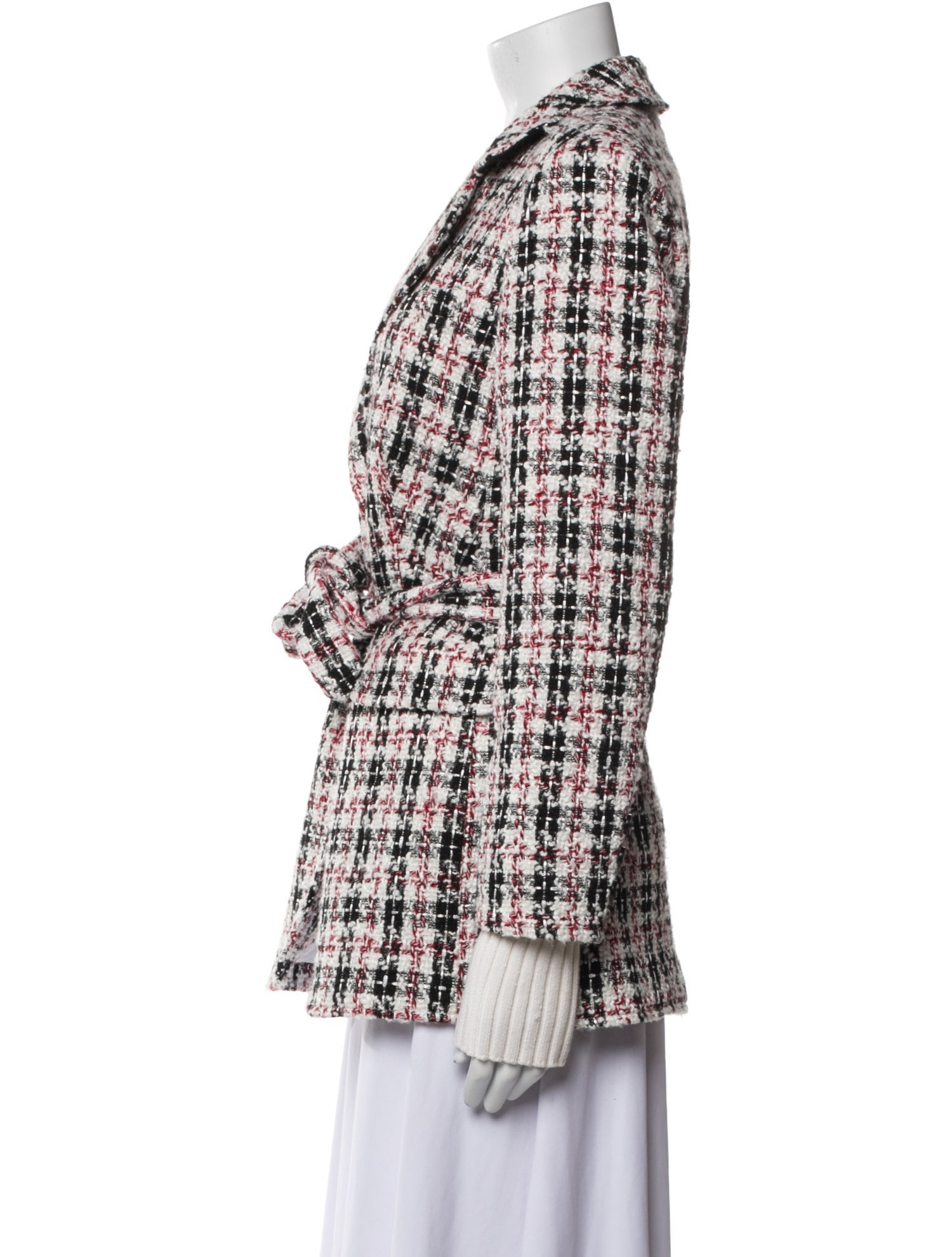 Favorite Daughter Plaid Print Blazer