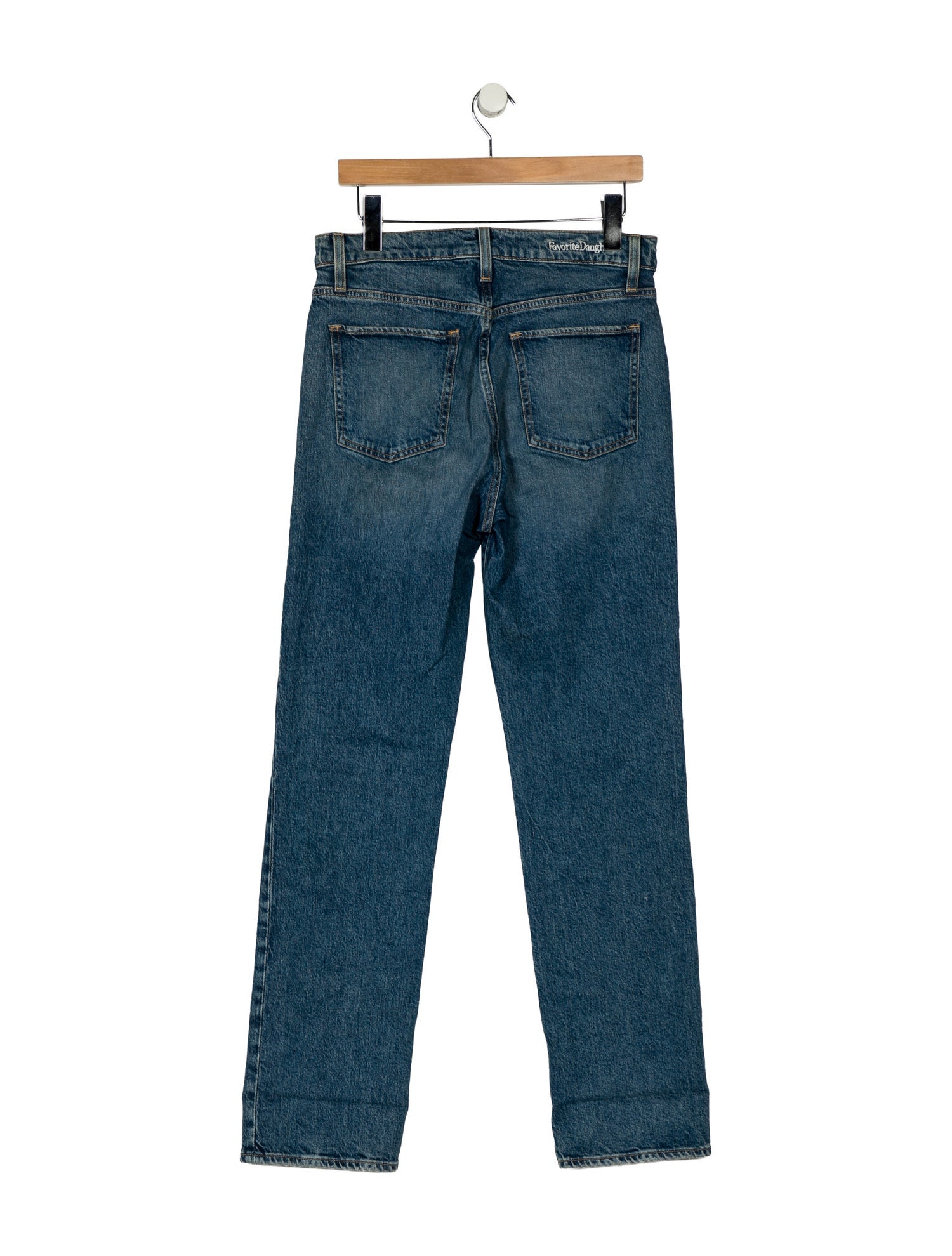 Favorite Daughter High-Rise Straight Leg Jeans