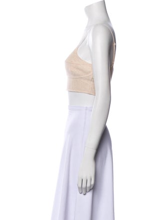 Favorite Daughter Scoop Neck Sleeveless Crop Top