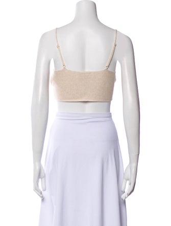 Favorite Daughter Scoop Neck Sleeveless Crop Top