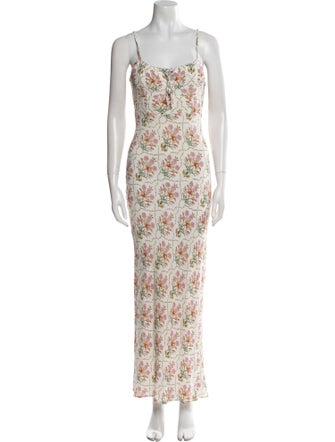 Favorite Daughter Floral Print Long Dress