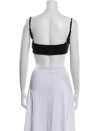 Favorite Daughter V-Neck Sleeveless Crop Top