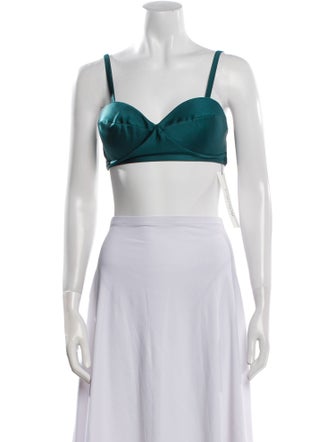 Favorite Daughter Square Neckline Sleeveless Crop Top