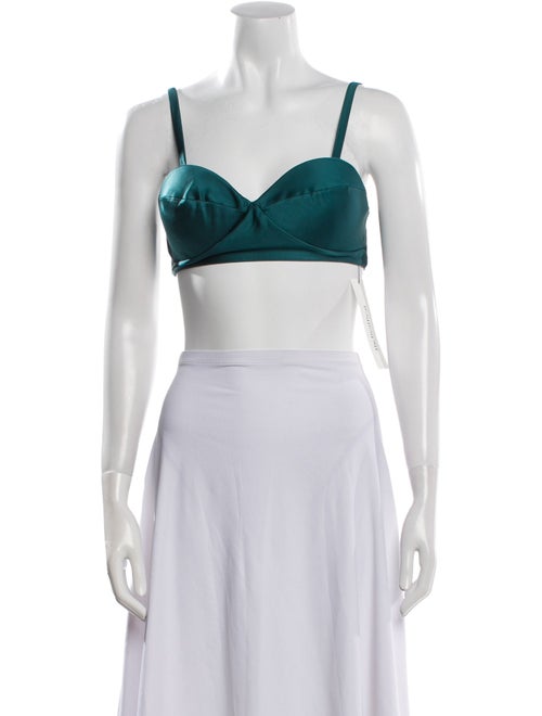 Favorite Daughter Square Neckline Sleeveless Crop Top