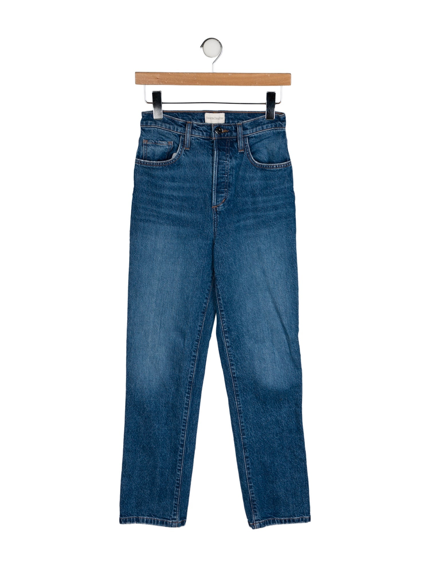 Favorite Daughter Mid-Rise Straight Leg Jeans
