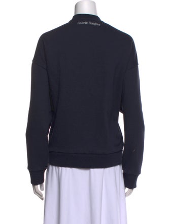 Favorite Daughter Graphic Print Crew Neck Sweatshirt