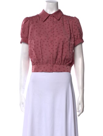 Favorite Daughter Short Sleeve Crop Top