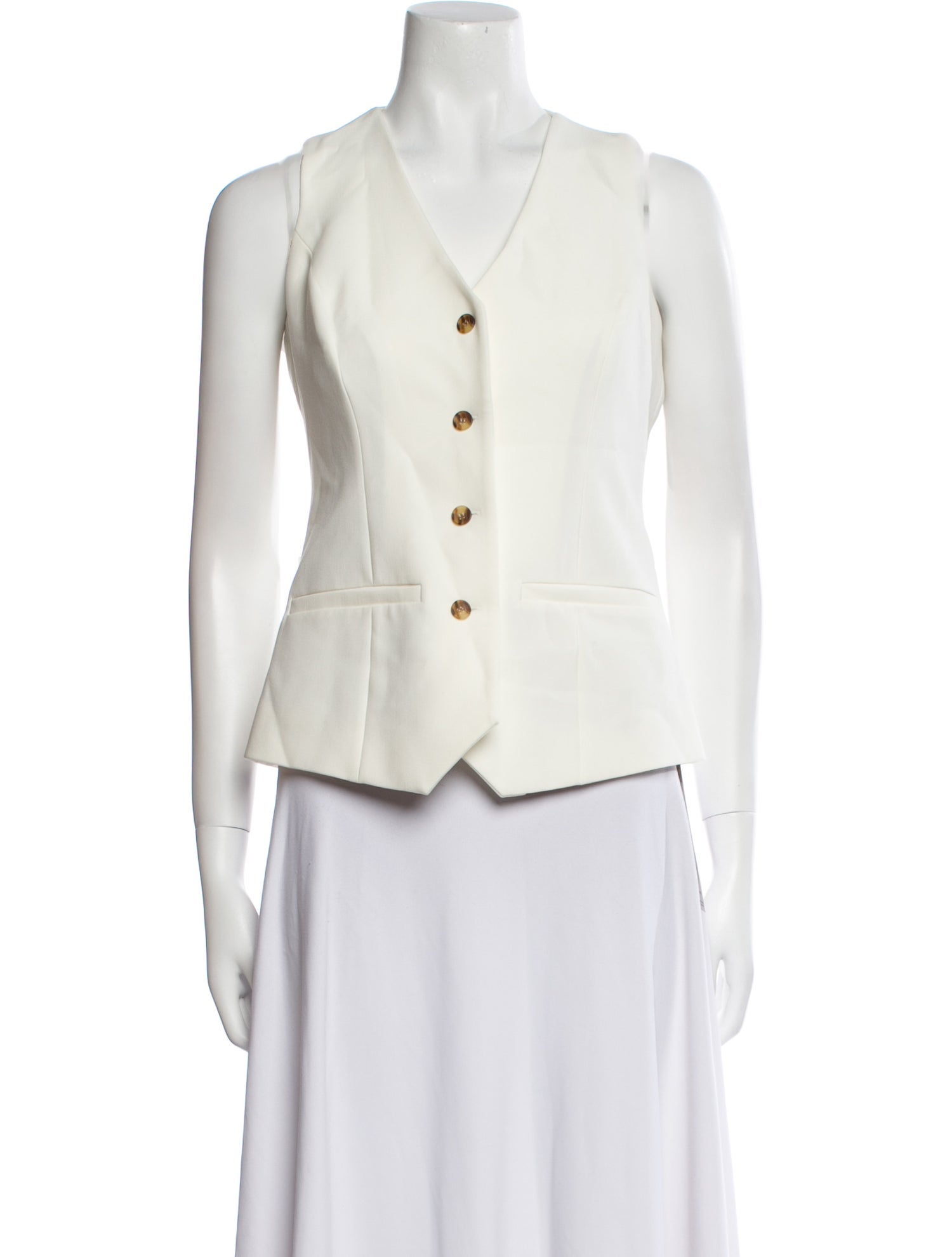 Favorite Daughter V-Neck Sleeveless Crop Top