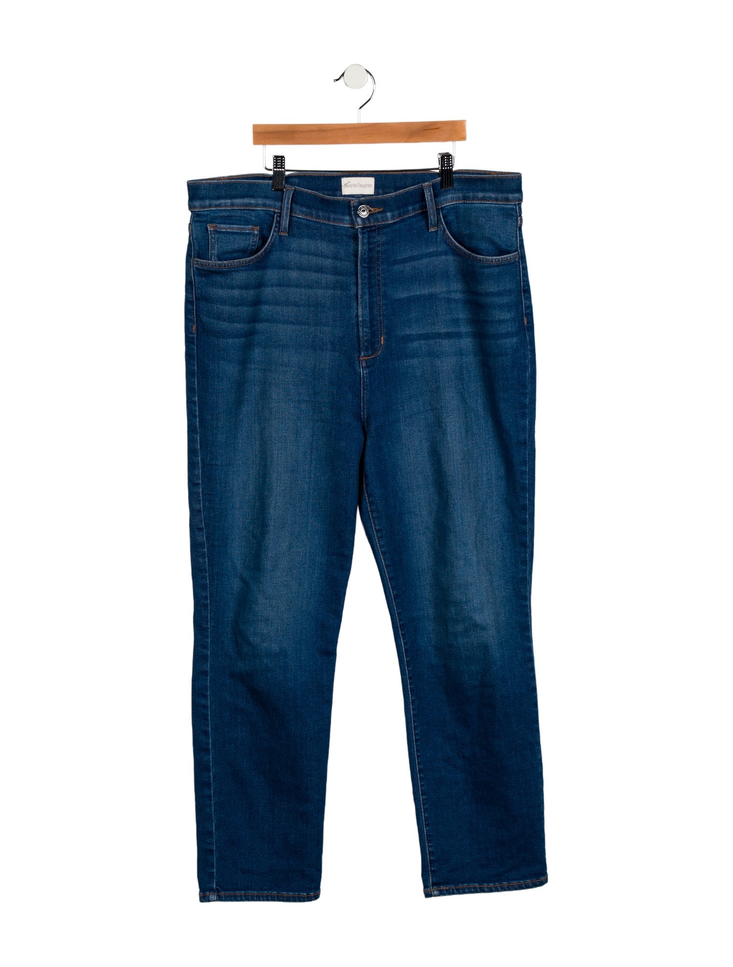 Favorite Daughter High-Rise Straight Leg Jeans