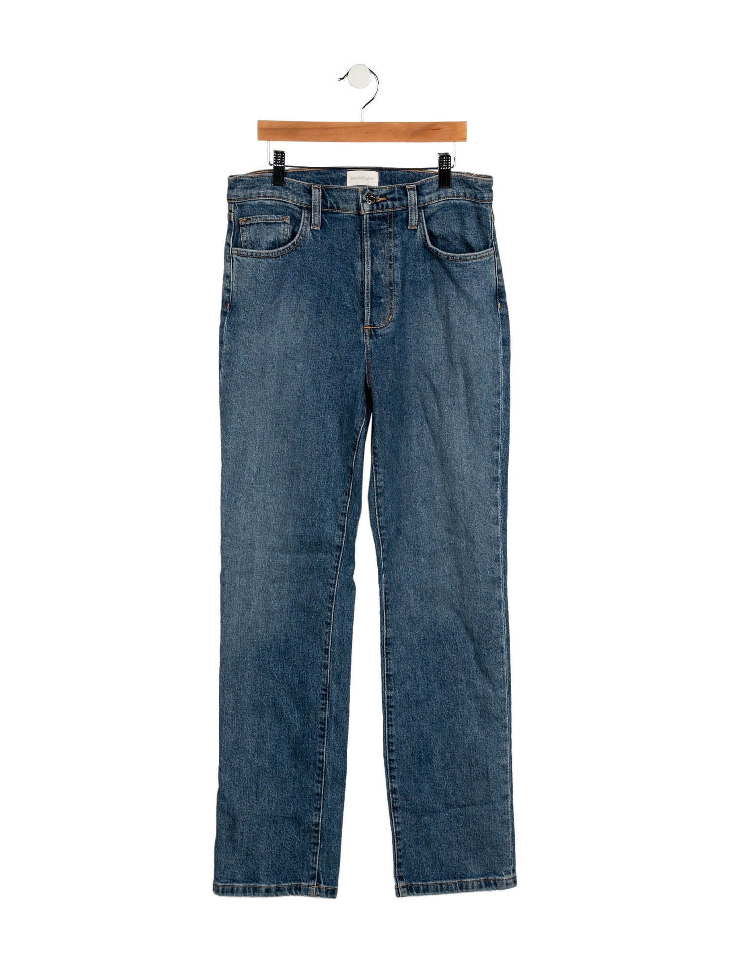 Favorite Daughter High-Rise Straight Leg Jeans