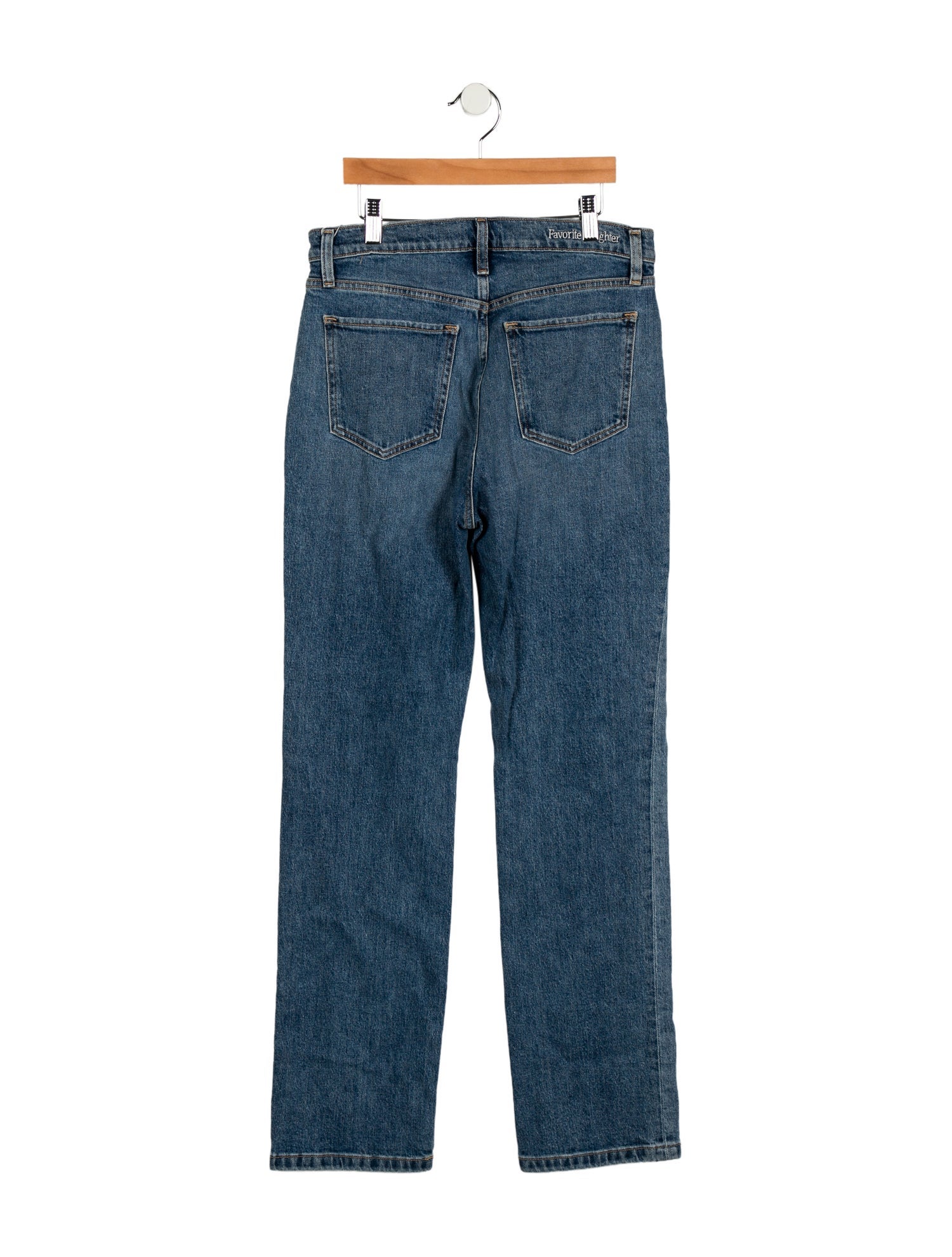 Favorite Daughter High-Rise Straight Leg Jeans