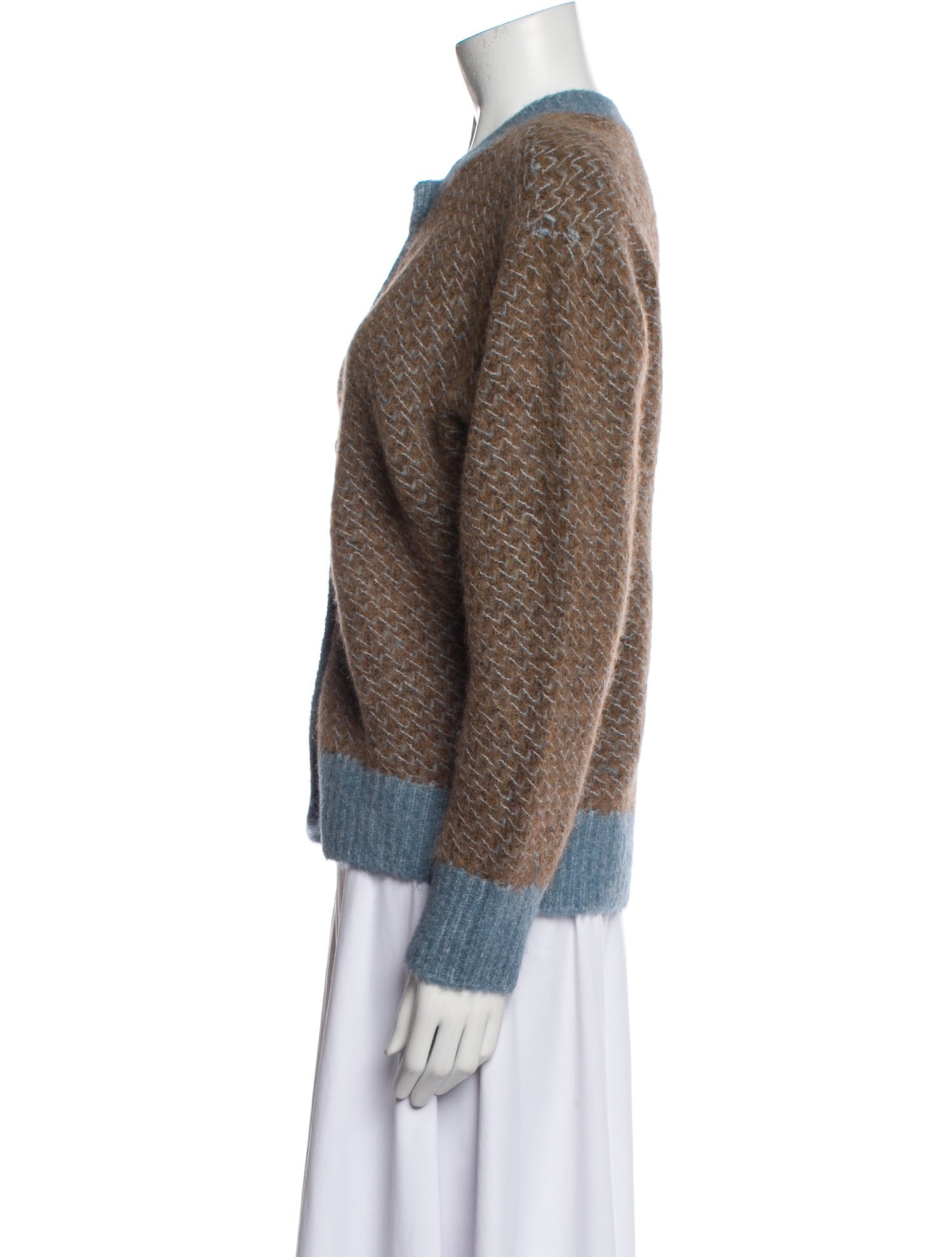 Favorite Daughter Colorblock Pattern Crew Neck Sweater w/ Tags