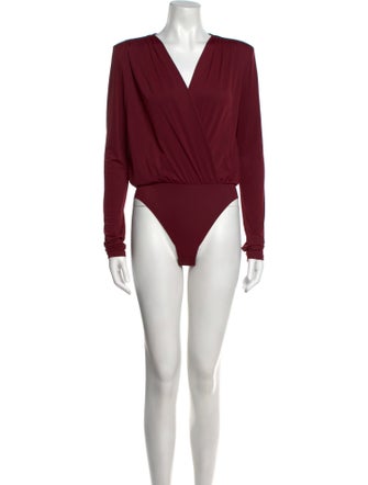 Favorite Daughter Nylon V-Neck Bodysuit