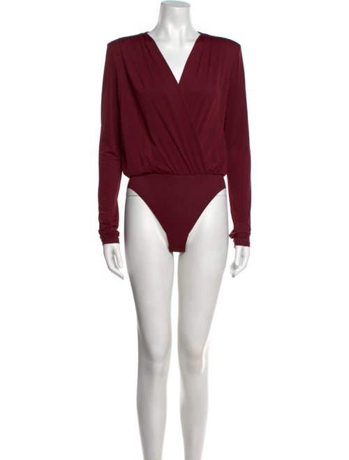 Favorite Daughter Nylon V-Neck Bodysuit