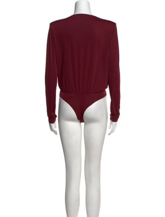 Favorite Daughter Nylon V-Neck Bodysuit